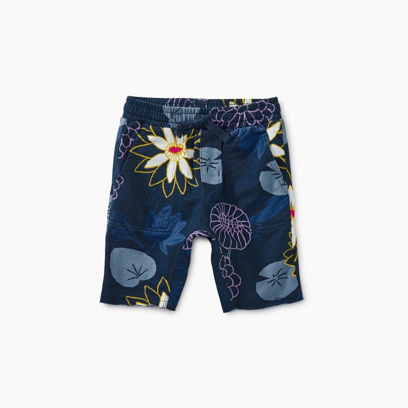 Printed Knit Shorts