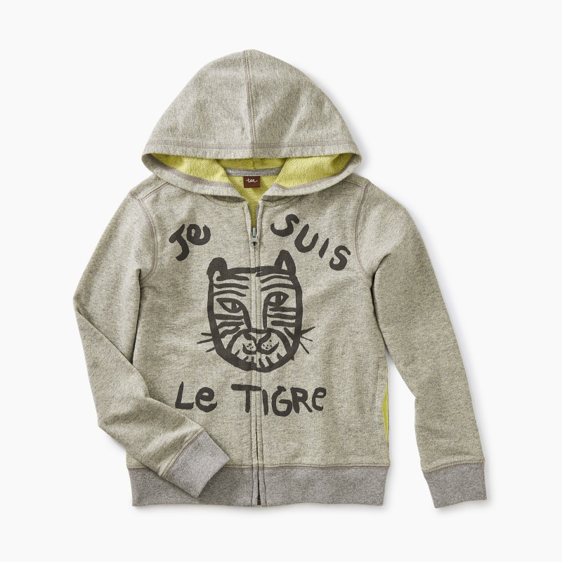 Le Tigre 2-Tone Zip Hoodie