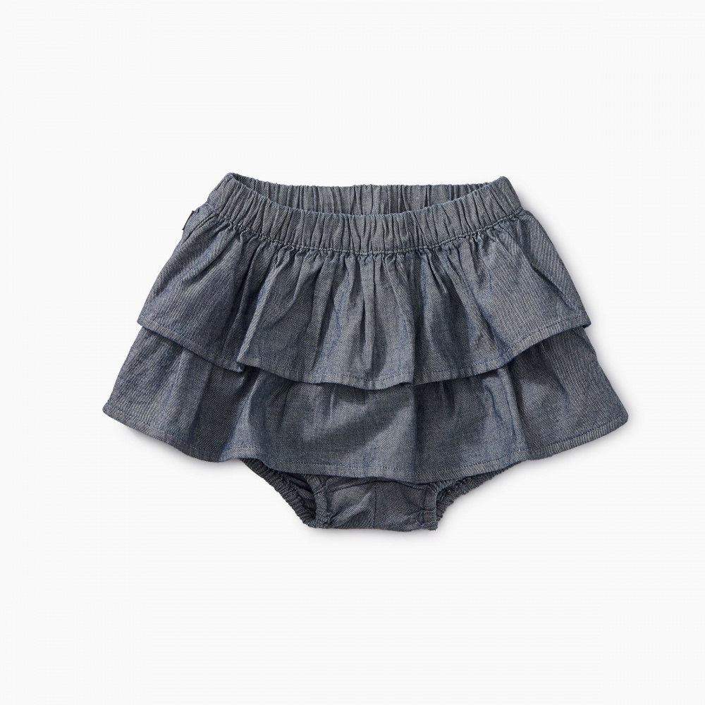 Chambray Ruffle Bloomers