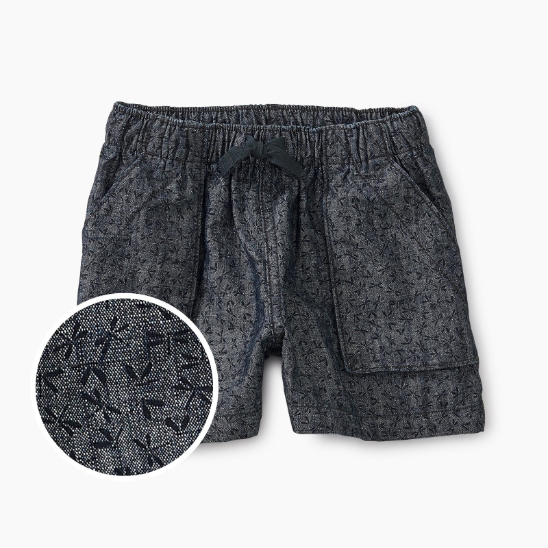 Dragonfly Ditsy Pull-On Shorts