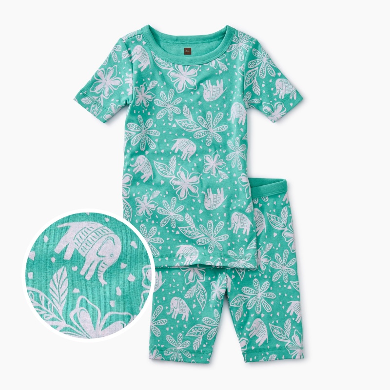 Printed Shortie Pajamas