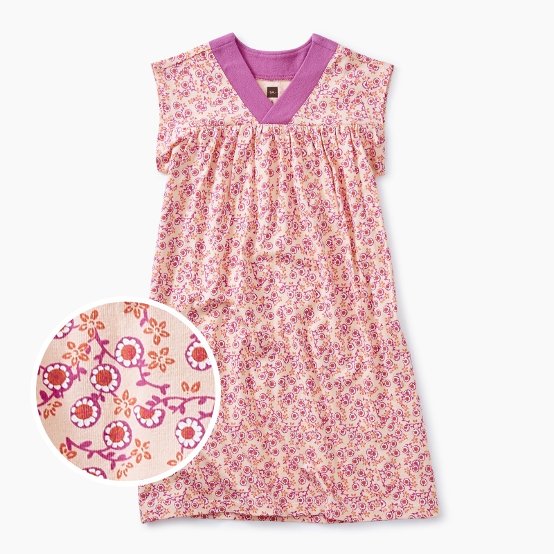 Patterned Trapeze Dress