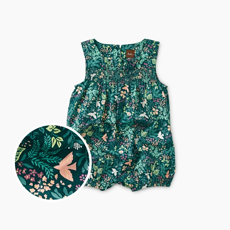 Smocked Ruffle Romper