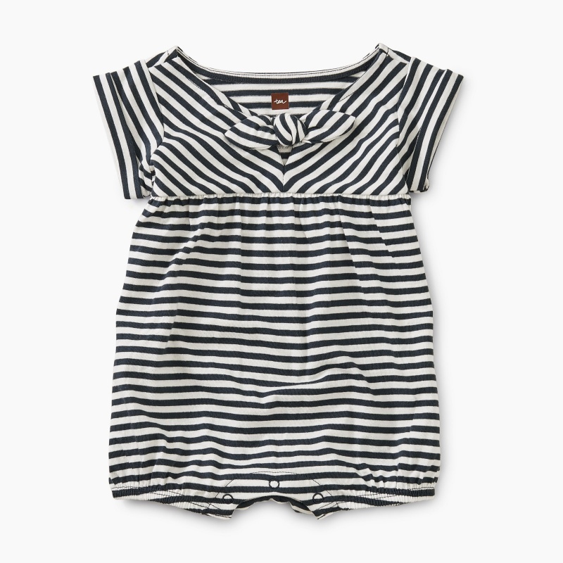 Striped Tie Romper