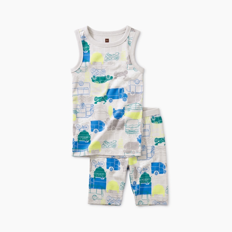 Printed Tank Pajamas