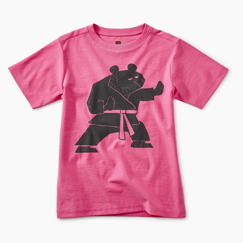 Martial Arts Bear Graphic Tee