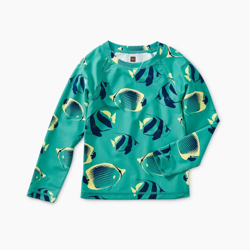 Printed Long Sleeve Rash Guard