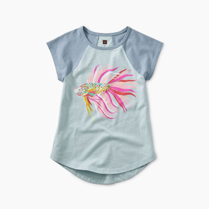 Thailan Beta Fish Raglan Tunic