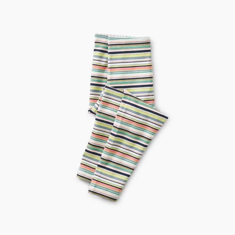 Multistripe Capri Leggings
