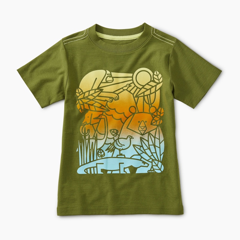 Ombre Animals Graphic Tee