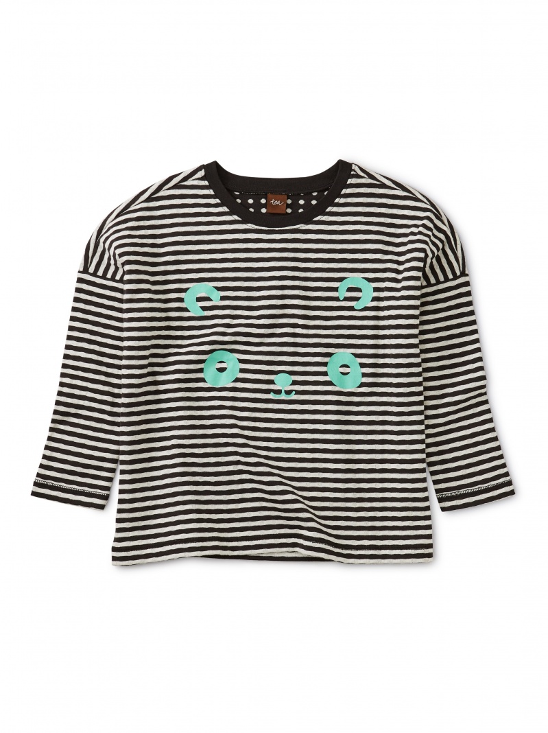 Panda Graphic Double Knit Top