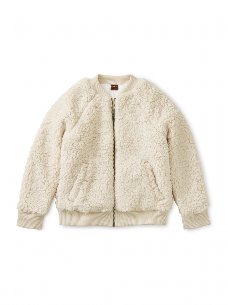 Sherpa Fleece Bomber Jacket