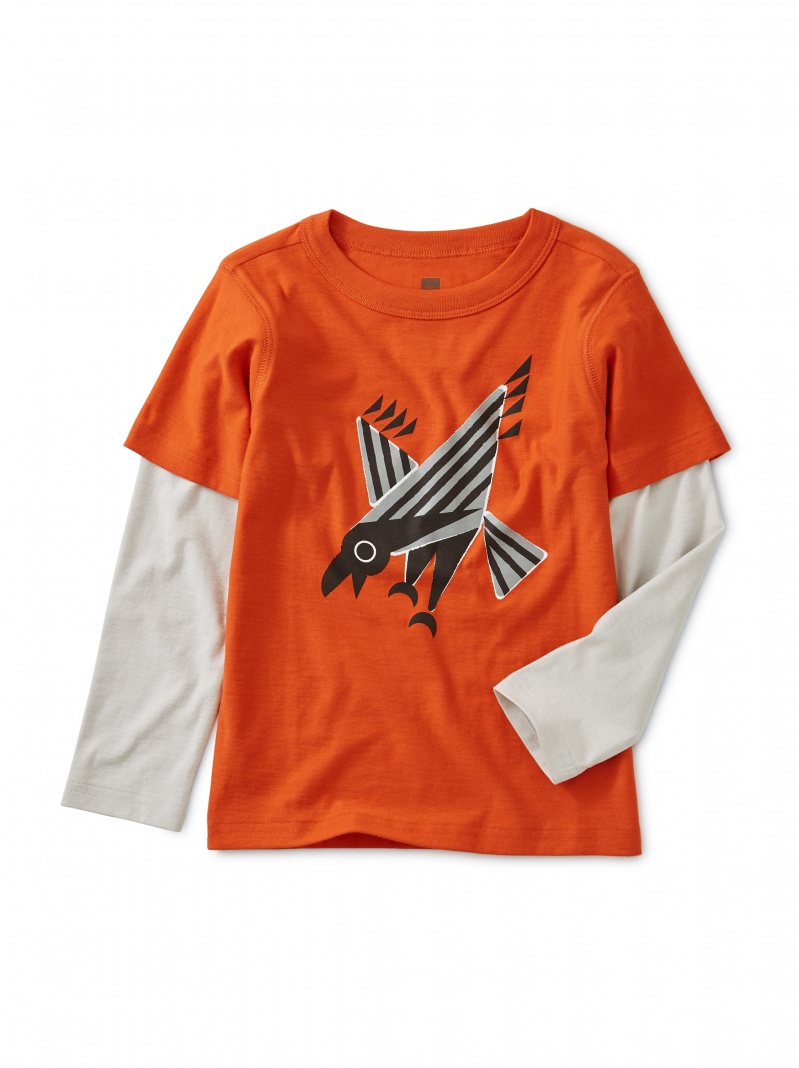 Raven-ous Graphic Layered Tee