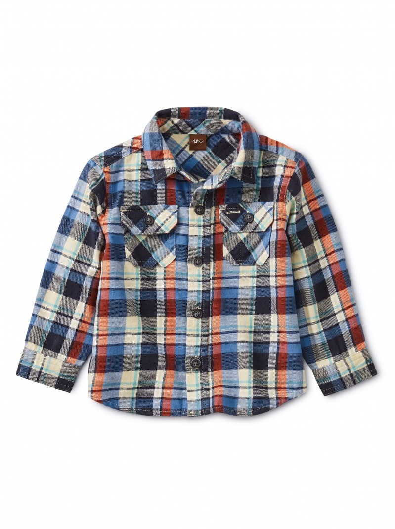 Flannel Plaid Baby Shirt