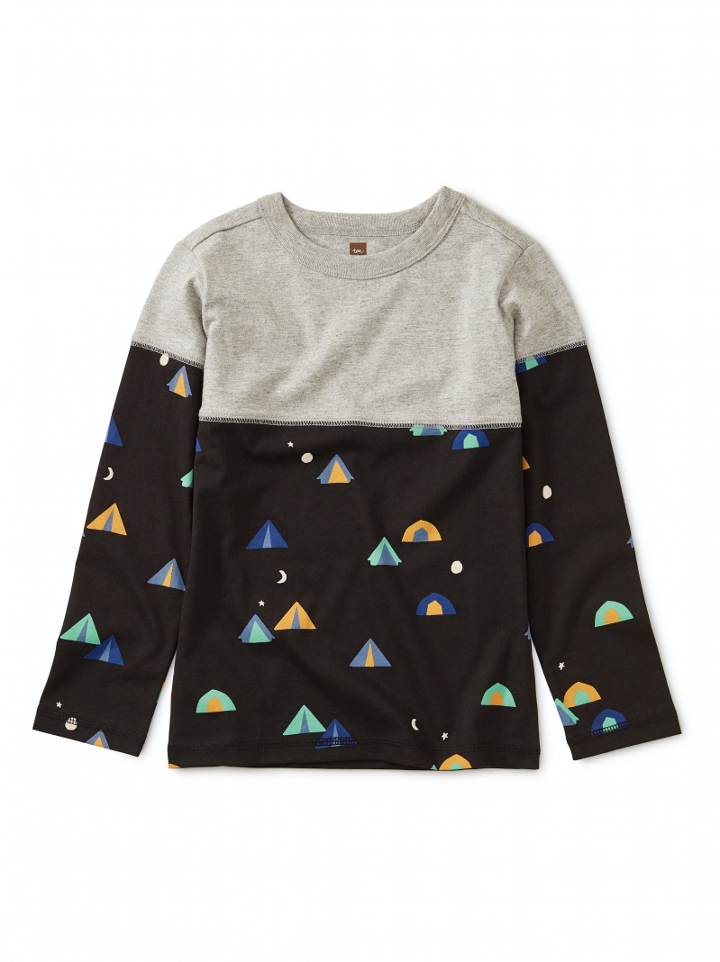 Two-Tone Pieced Tee