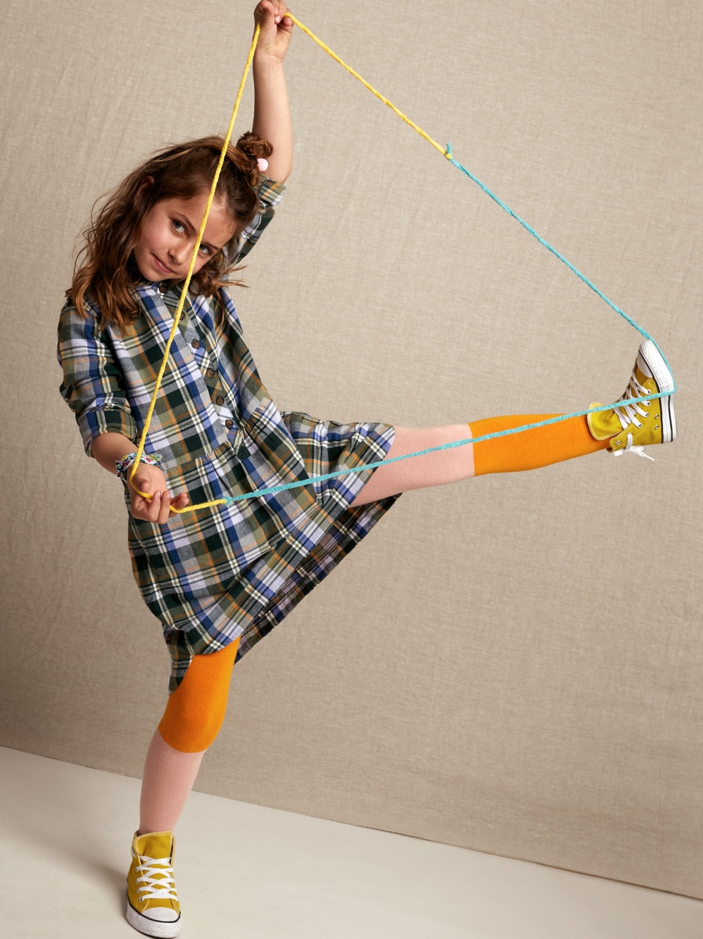 Flannel Plaid Shirtdress