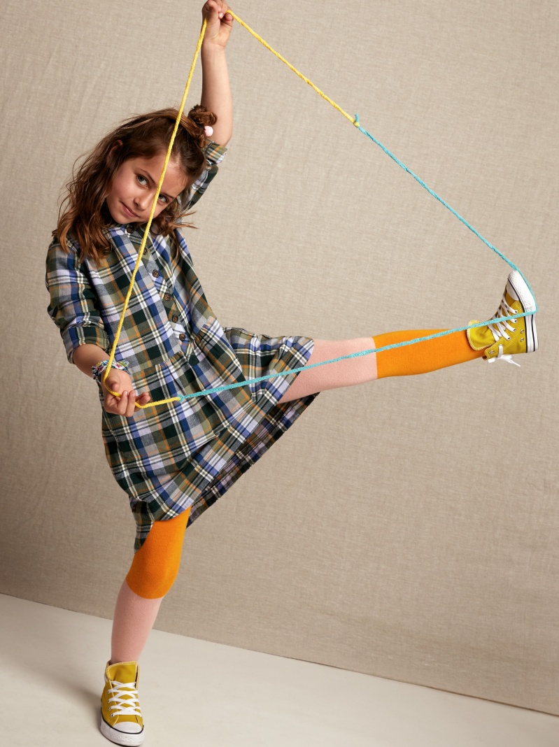 Flannel Plaid Shirtdress