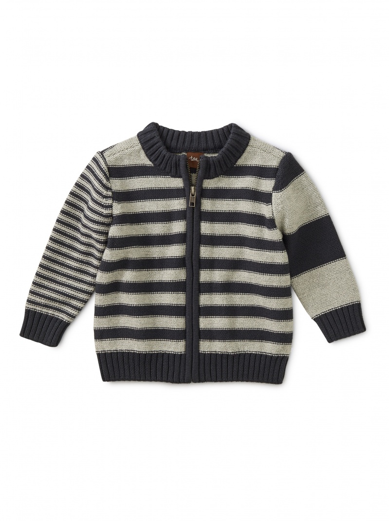 Trekking Stripe Baby Zip Cardi