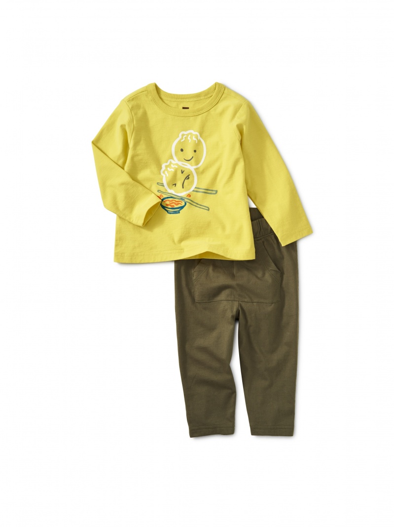 Dumpling Faces Kanga Pant Set