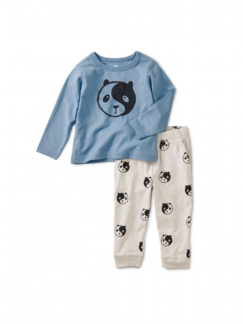 Yin Yang Panda Jogger Set