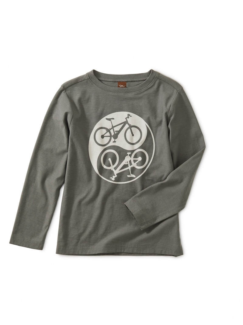 Yin Yang Bike Graphic Tee