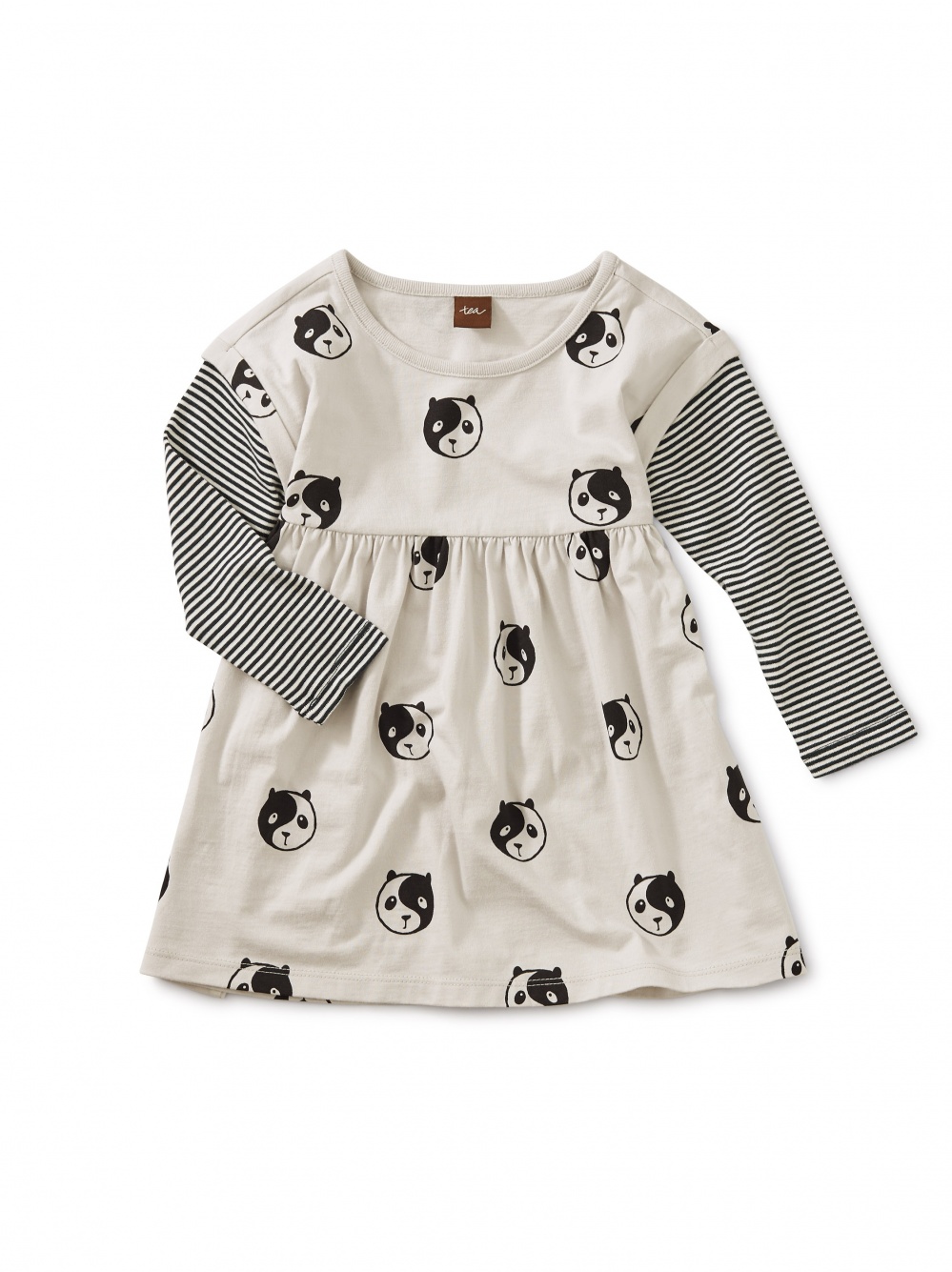 Printed Layered Sleeve Baby Dress