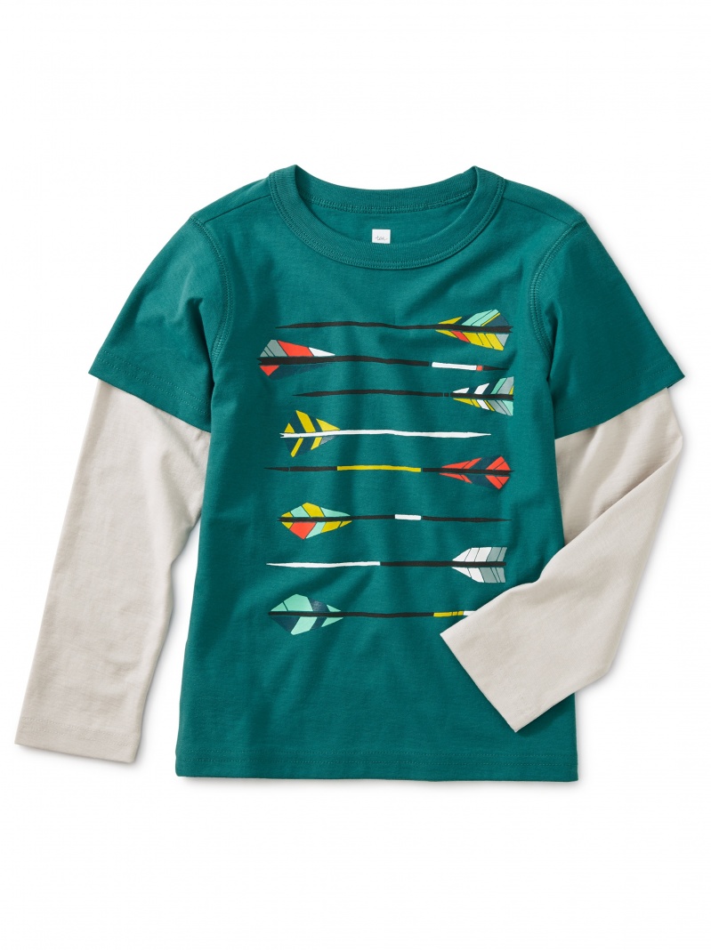 Archery Graphic Layered Tee