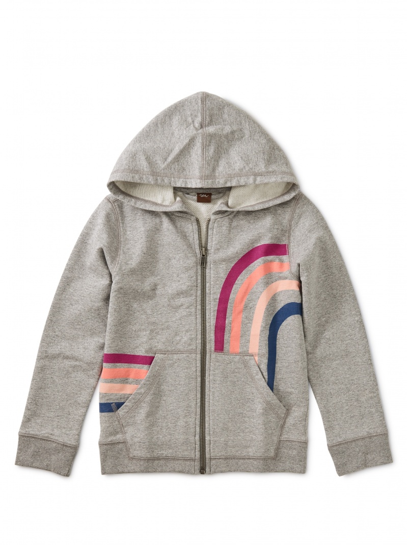Rainbow Zip Hoodie