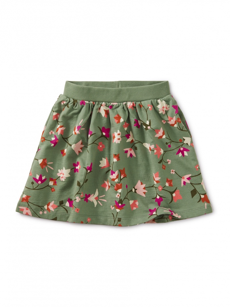 Printed French Terry Skirt