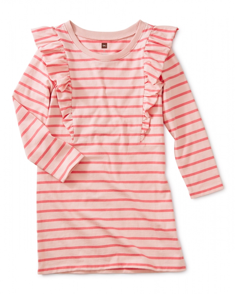 Striped Ruffle Dress
