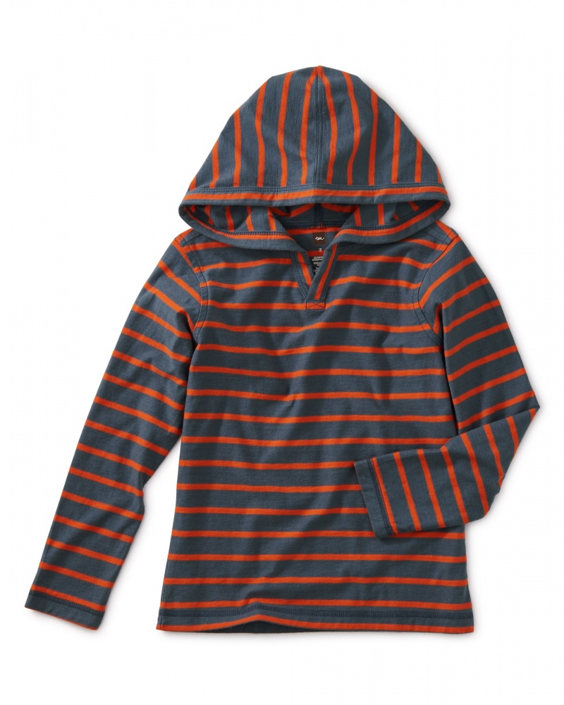 Striped Happy Hoodie