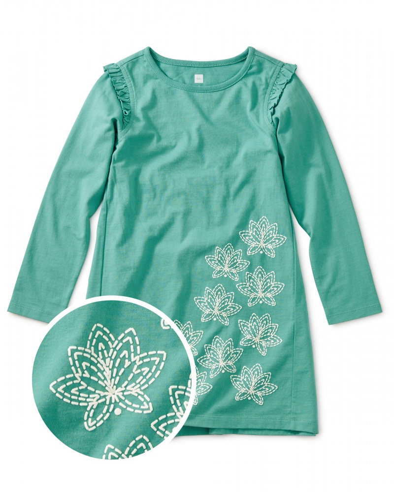 Floating Lotus Graphic Dress