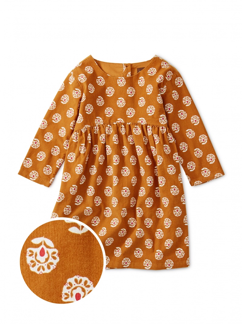 Printed Baby Cord Dress