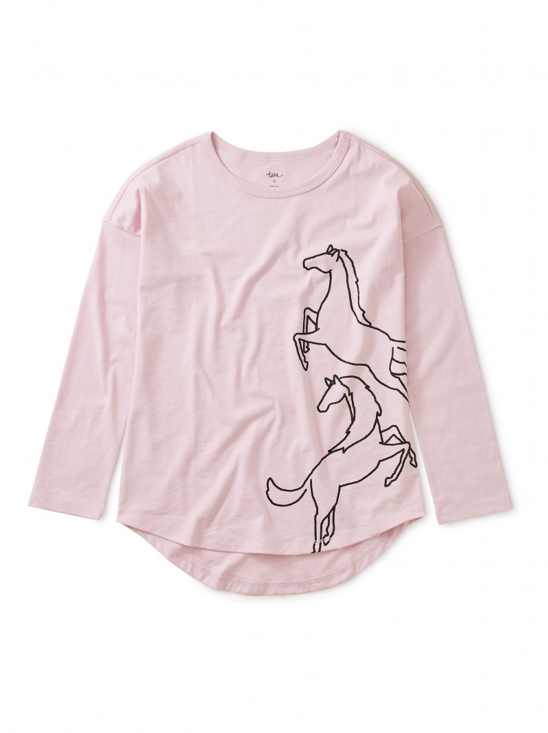 Sparkly Horse Graphic Top
