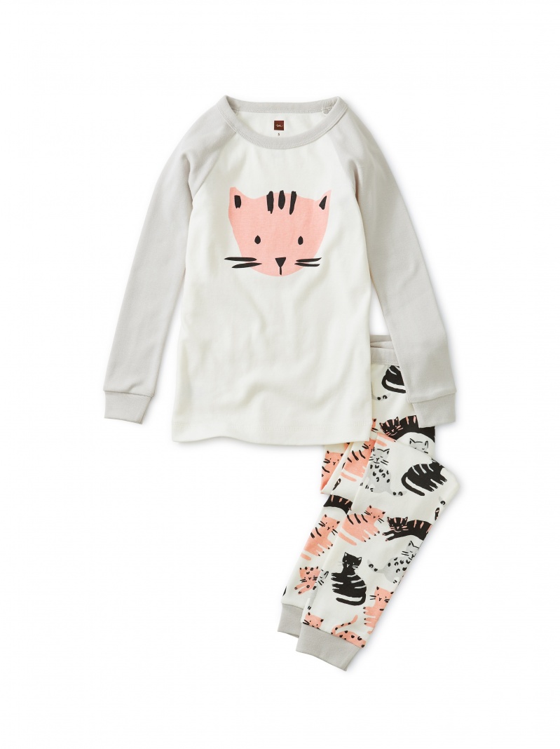 Cat Graphic Pajamas