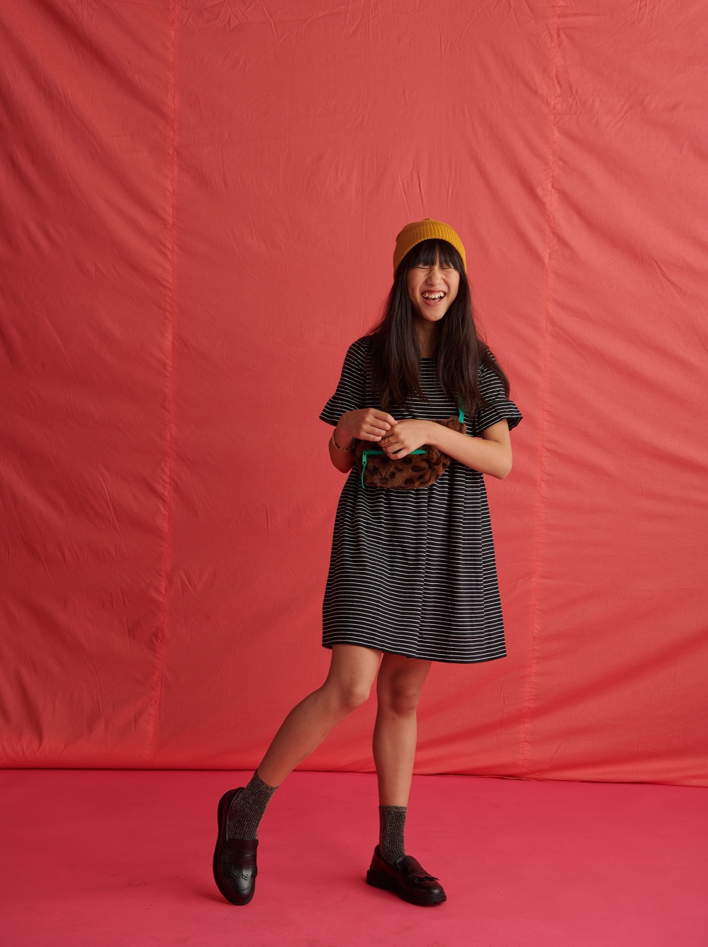 Ruffle Sleeve Dress