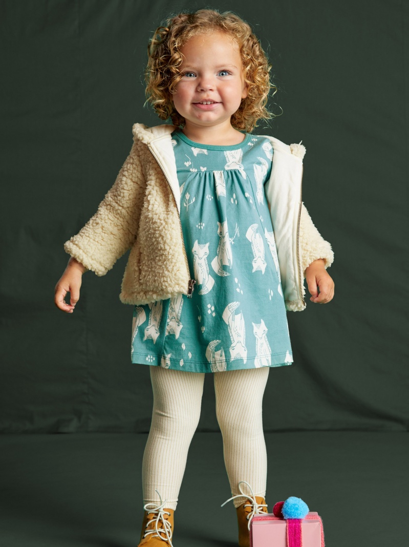 Pleated Baby Dress