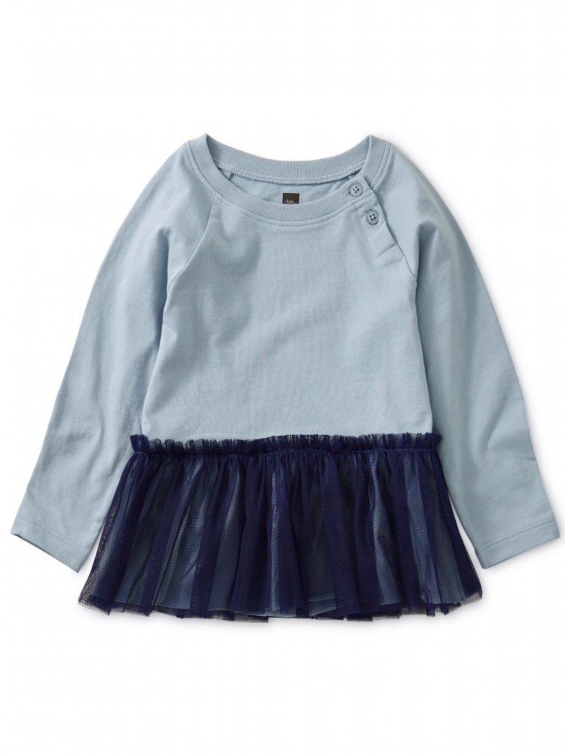 Tulle Trimmed Top