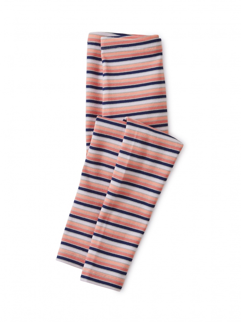 Multi Stripe Ribbed Leggings