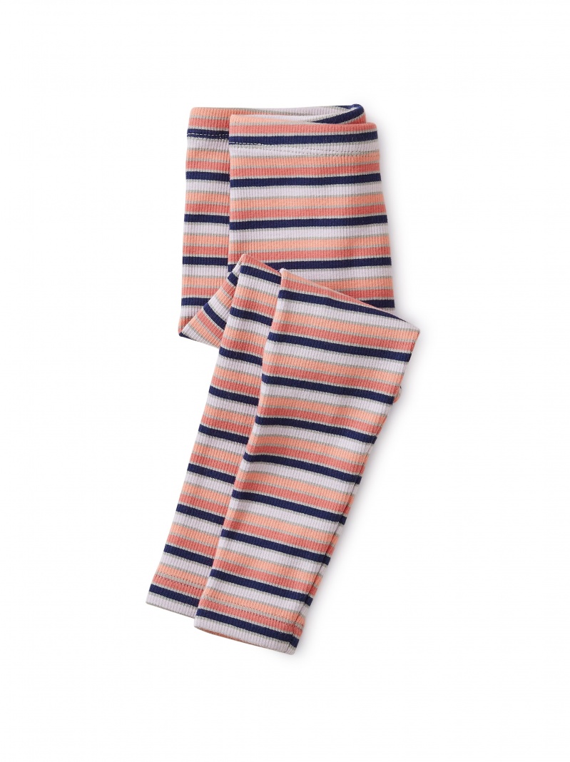 Striped Ribbed Baby Leggings