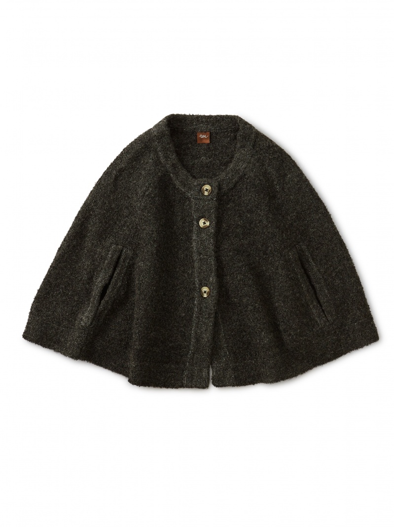 Bouclé Sweater Cape