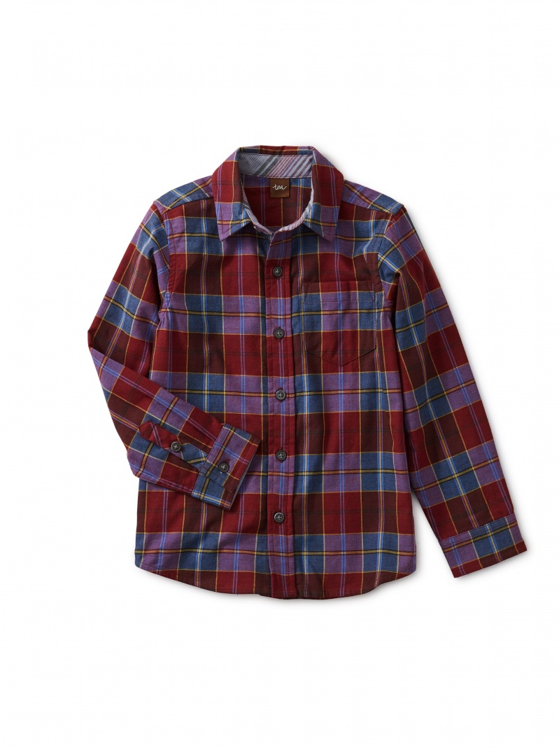 Family Plaid Button Up Shirt
