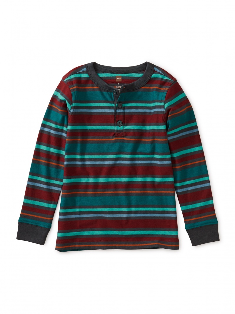 Long Sleeve Henley Top