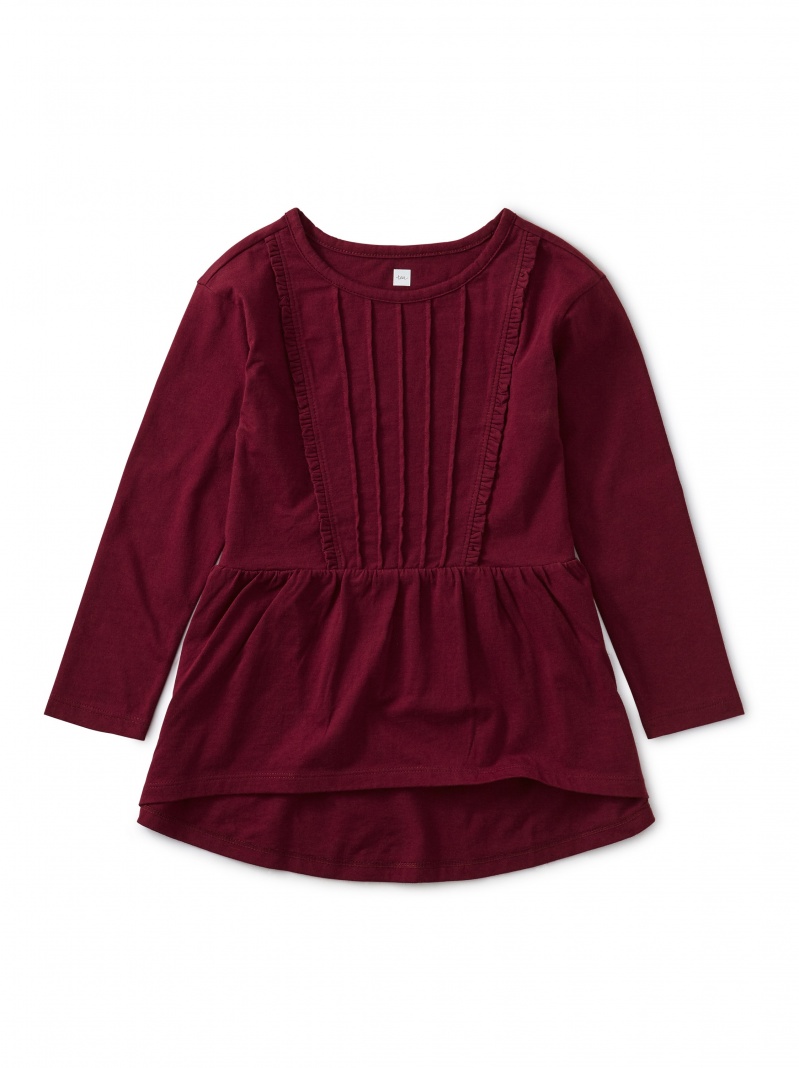 Pleated Pintuck Top