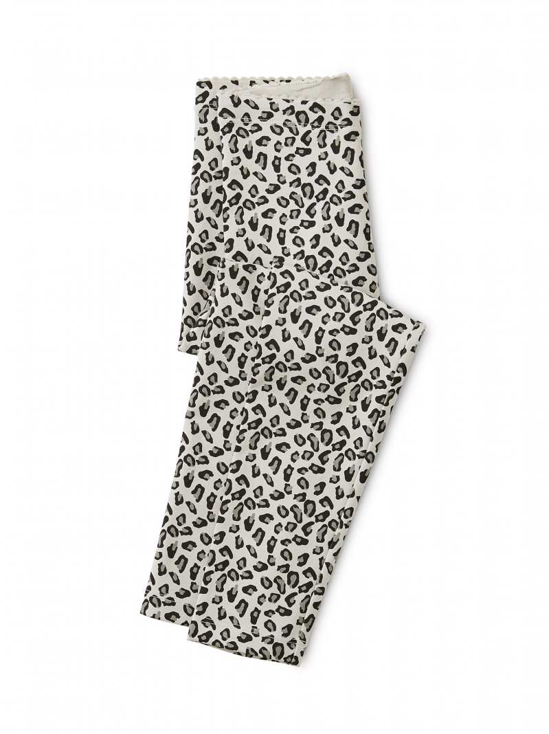 Snow Leopard Print Leggings