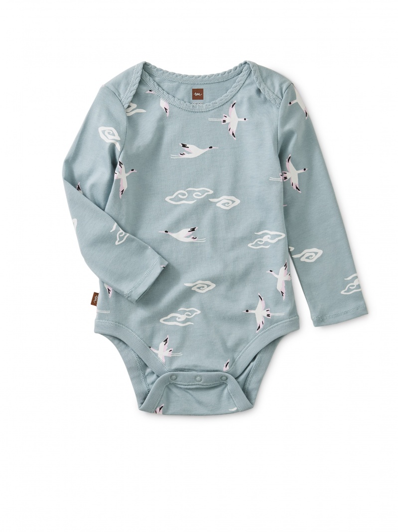 Crane Print Bodysuit