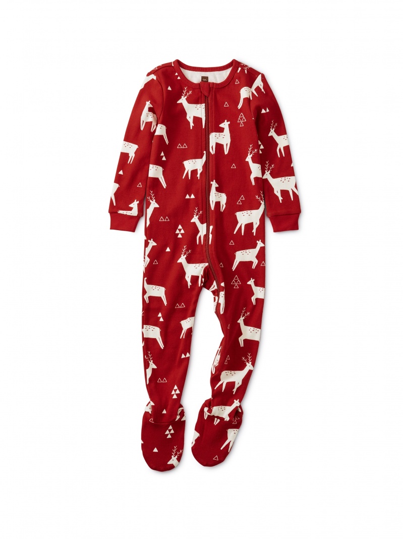 Patterned Footed Pajamas