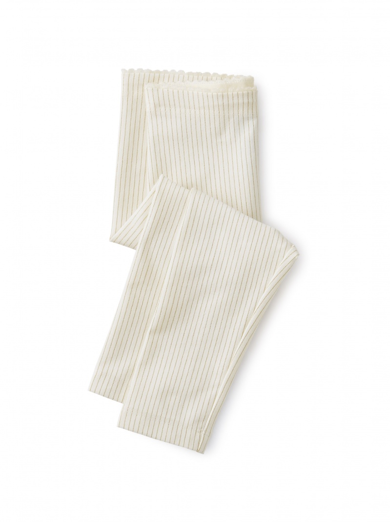 Sparkly Striped Baby Leggings