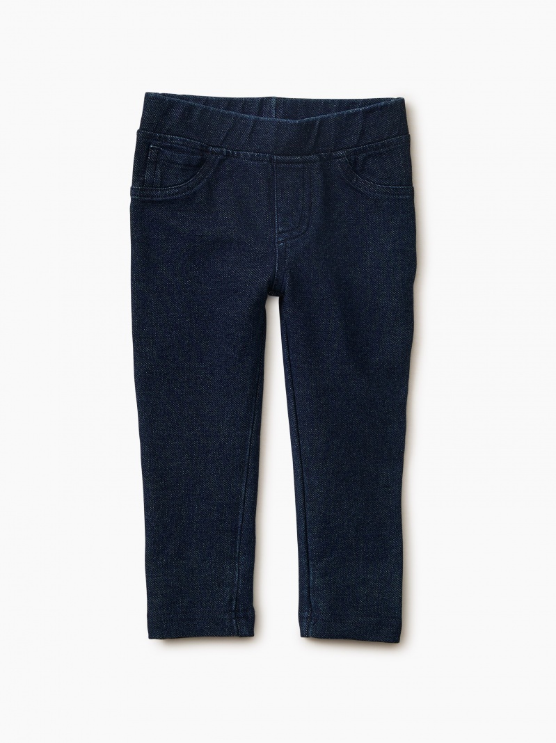 Stretch Denim-Like Baby Pant