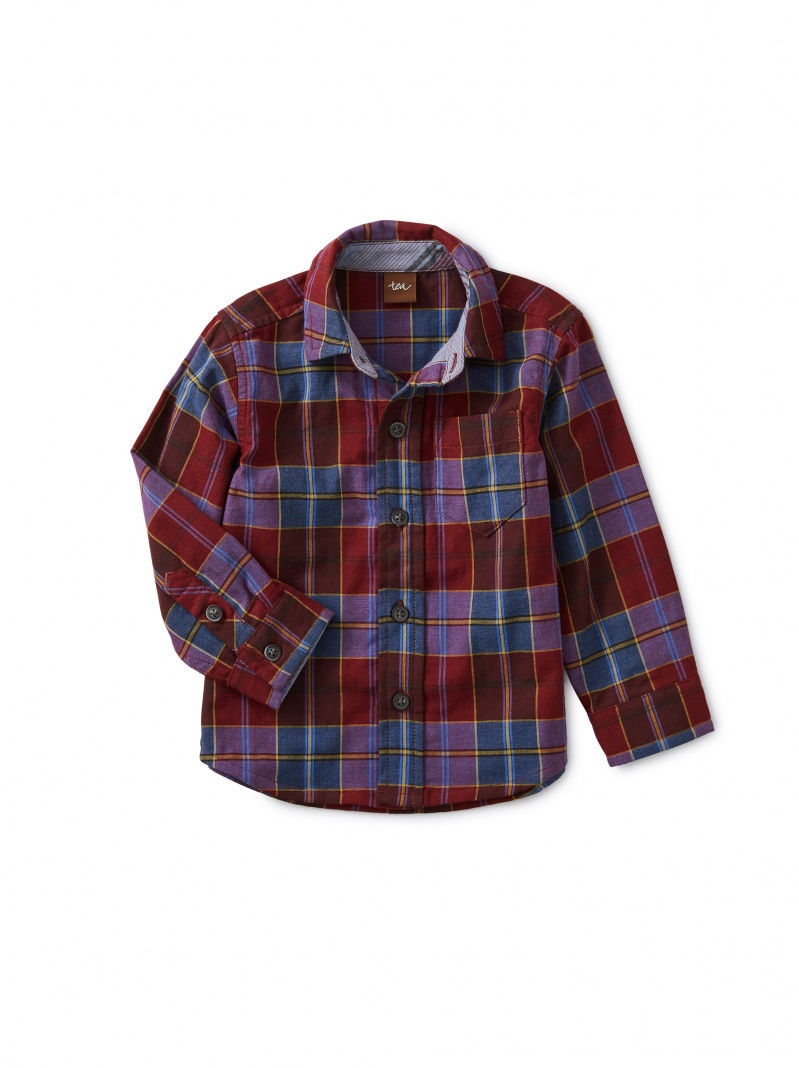 Family Plaid Baby Shirt